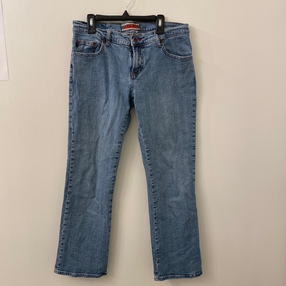 Z. Cavaricci Jeans Z Cavaricci Low Rise Straight Leg Blue Denim